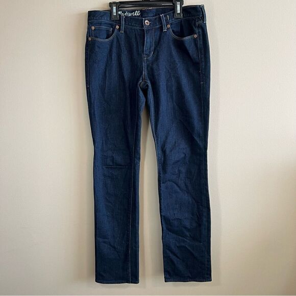 Madewell Straight Leg Jeans - Deep Indigo - Picture 1 of 10
